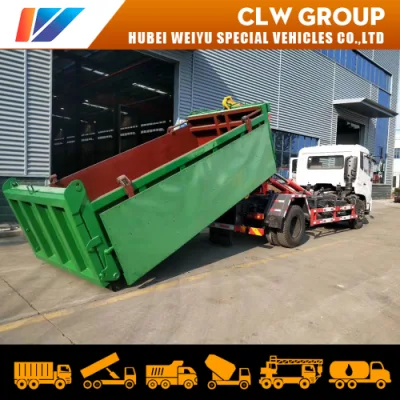Frontlader Müllabfuhr Fahrzeug 12m3 13m3 14m3 15m3 Container Aufsteckbar Haken Lift Müll Lkw