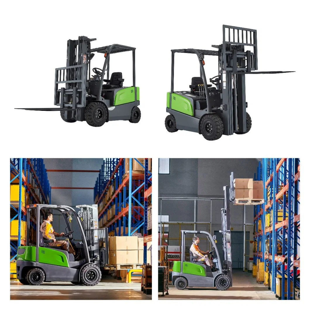 Movmes Height 3 M-6m 3500kg 3.5ton 4 Wheels Pure Electric Forklift Fork Lift Trucks