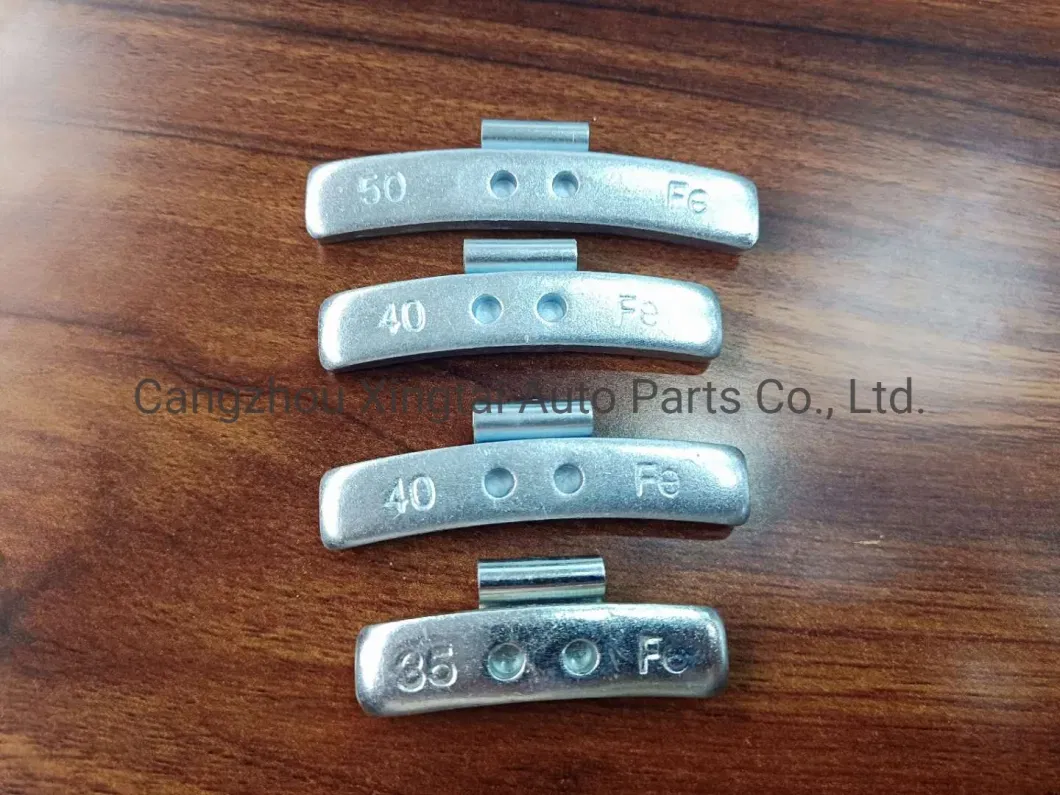 Factory Plastic Coated Zinc Clip on Wheel Balancing Weights for Steel Rim
