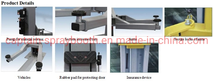 Hydraulic Vehicle Lift 2 Columns/2 Post Car Lift