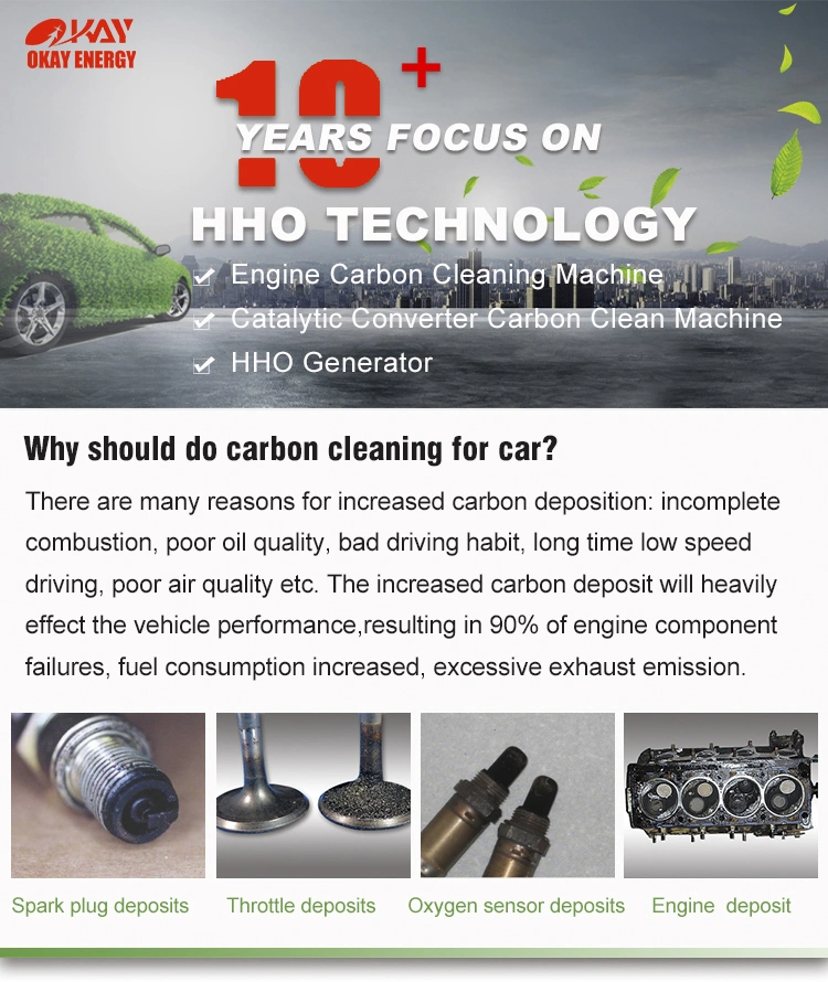 Car Service Center Workshop Tools Hydrogen Engine Carbon Remover