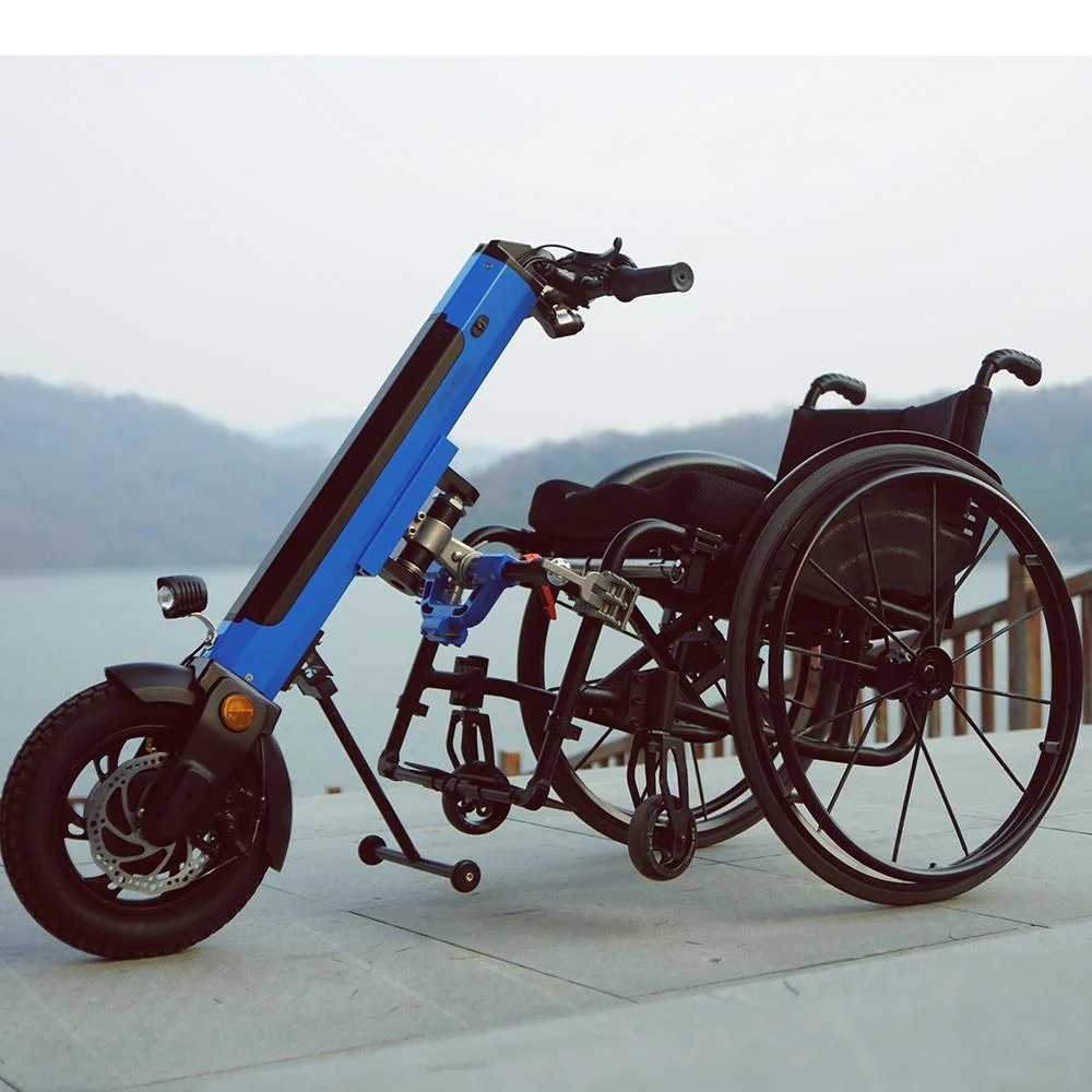 Electric Front Drive Wheelchair Attachable Handcycle Handbike for Sport and Manual Wheelchair