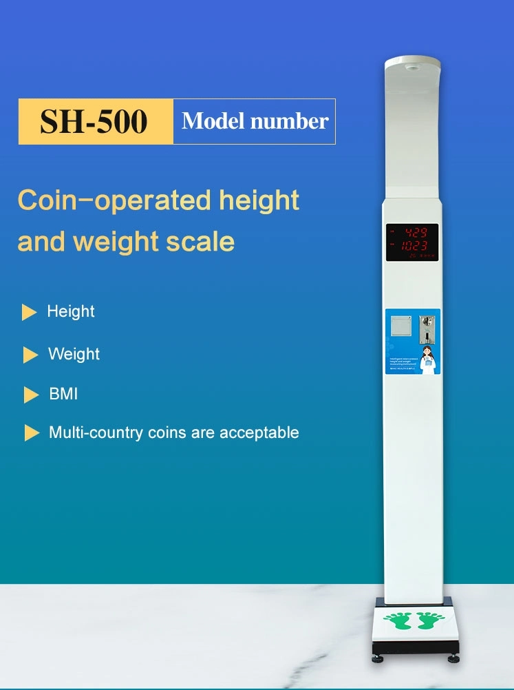 Weighing Scale machine Weight Height Measuring Scale with Voice and LED Display