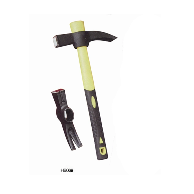 Professional Factory Hand Tool Carbon Steel Claw Hammer with Fiberglass Handle Claw Hammer