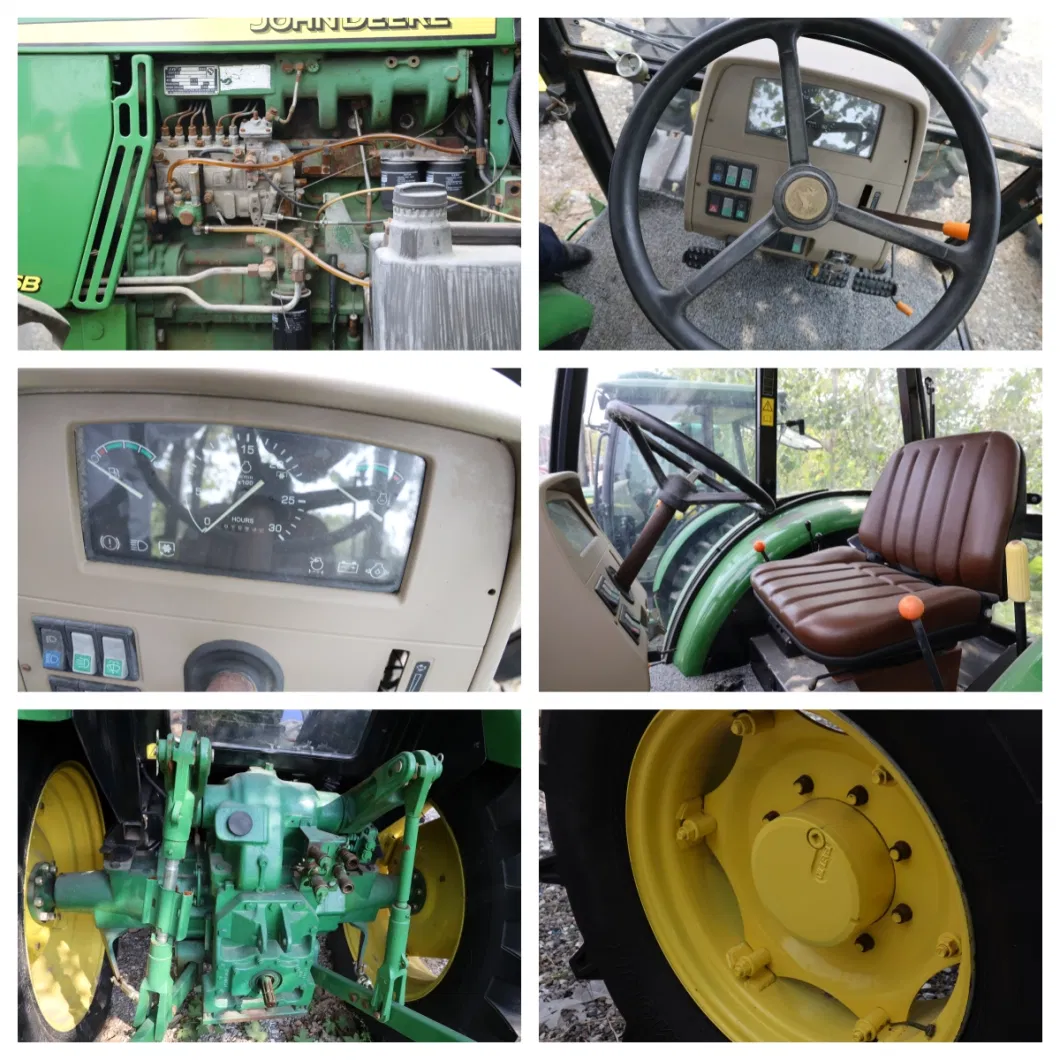 Used Jone Deere/ Ferguson/Kubota 4 Wheel60/70/ 80/90/100/130 HP Tractor