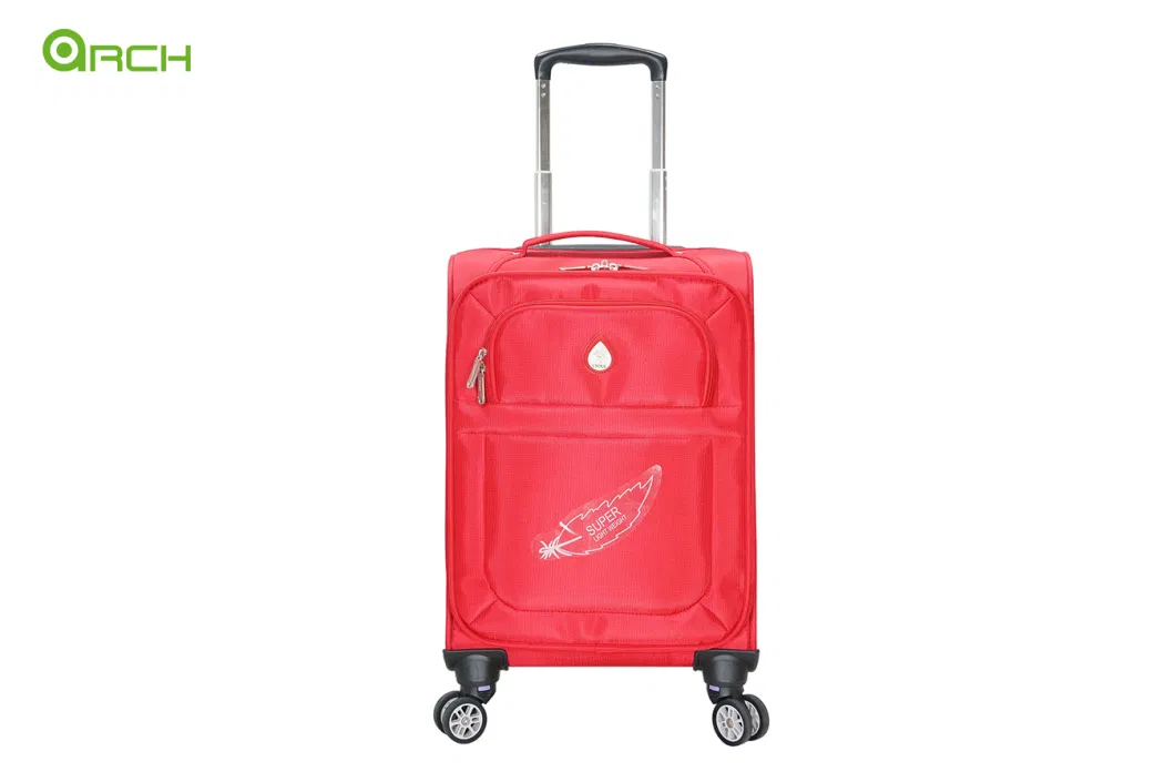 18&quot; 22&quot; 26&quot; 3PCS Set Light Weight Tapestry Luggage Newly Designed Spinner Wheels Travel Suitcase Fg1755LG