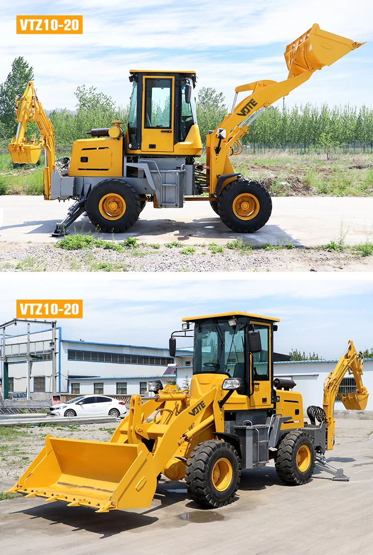 New Agricultural Small Mini Backhoe Loaders Articulated Tractor Backhoe 3ton 4ton 5ton 6ton 7ton 8ton 9ton with Price Wheel Loader Kubota Backhoe