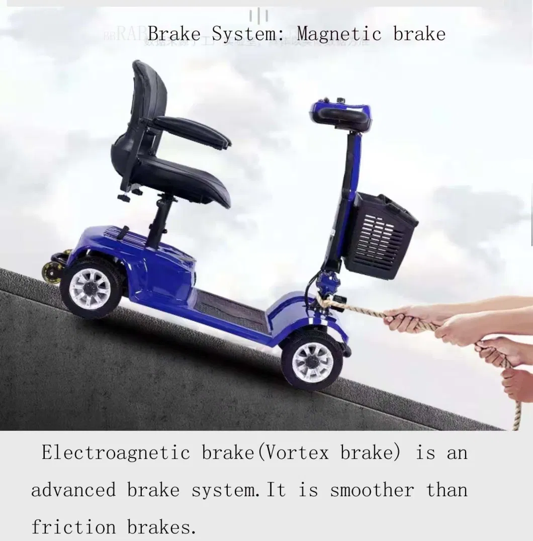 Foldable Electric Scooters 4 Wheel Light Weight Mobility Scooter