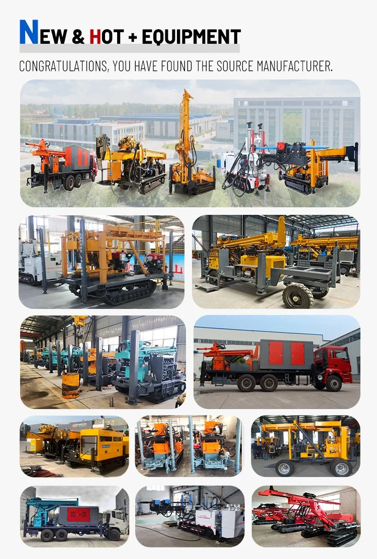 Truck Mounted 400m Drilling Rig Large Diameter Wheel Reverse Circulation Drilling Rig