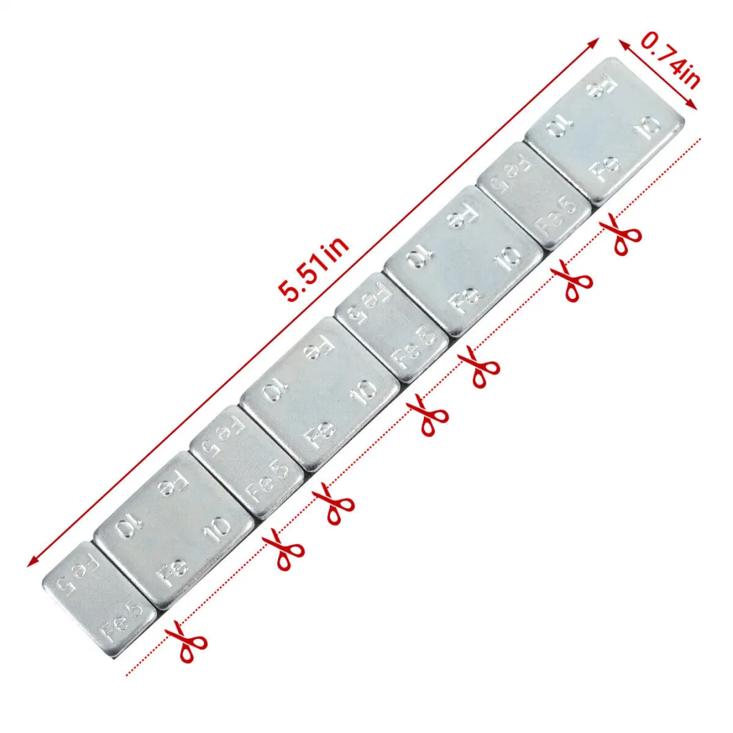 Factory Masses Adhesives Round Corner Fe Adhesive Wheel Balancing Weight