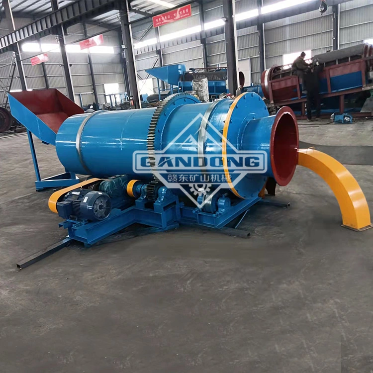 Alluvial Sticky Clay Gold Manganese Chrome Ore Washing Plant Rotary Drum Trommel Scrubber