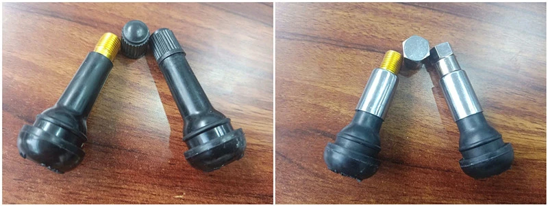 Aluminum Stem Snap-in Tubeless Rubber Tyre Valve Tr415