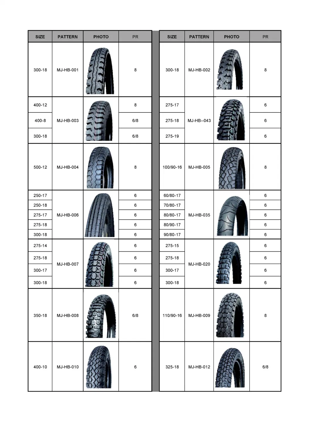 Motorcycle Tire Motorcycle Tyre of 35% Rubber Content