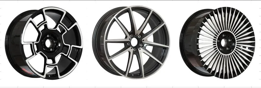 5X112 Multi Spokes Light Weight 1 Piece Alloy Aluminum Jantes Forgee 5X130 Custom Rims Forged Wheels 20 21 Inch