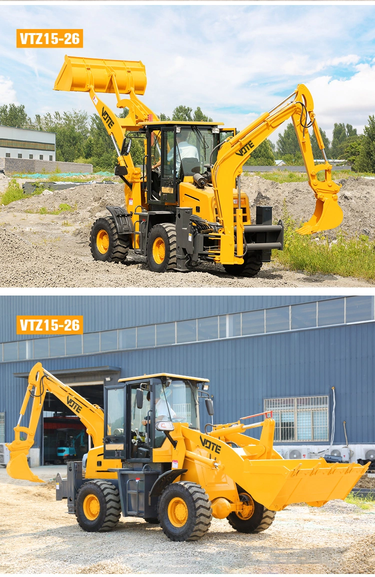 New Agricultural Small Mini Backhoe Loaders Articulated Tractor Backhoe 3ton 4ton 5ton 6ton 7ton 8ton 9ton with Price Wheel Loader Kubota Backhoe