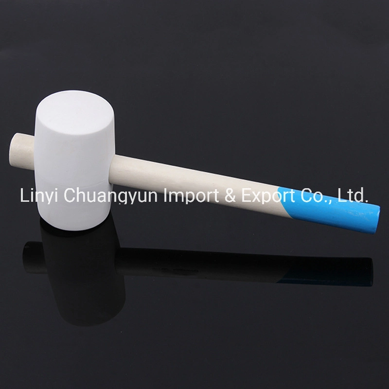 Black Head Steel Handle Rubber Soft Mallet Hammer