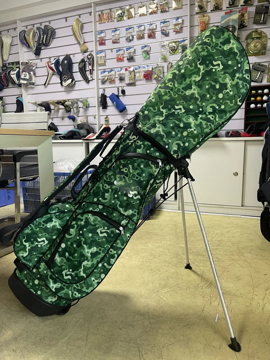 Custom PU Golf Bags Waterproof Naylon Stand Abgs