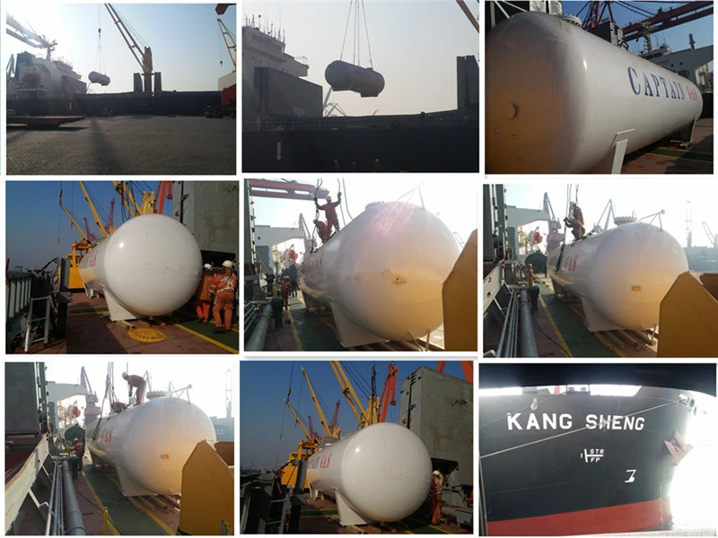 58000L Liquified Petroleum 30tons Air Suspension 58m3 58000 Litres LPG Propane Gas Tank Trailer