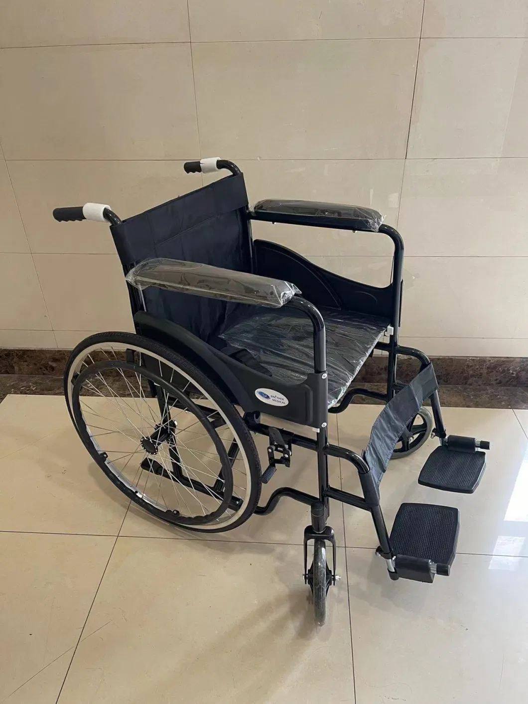 Aluminum Wheelchair Light Weight Removable Footrest Wheel Set