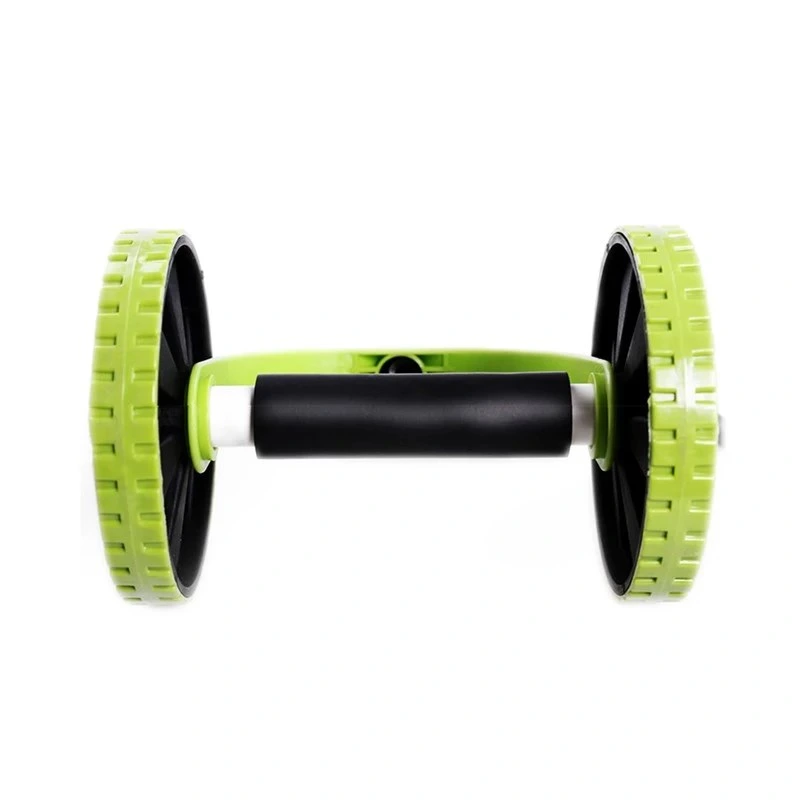 Double Ab Roller Exercise Equipment Ab Wheel Roller Supports Abdominal Workout Slimming Waist Fitness Strength Resistance Pull Rope