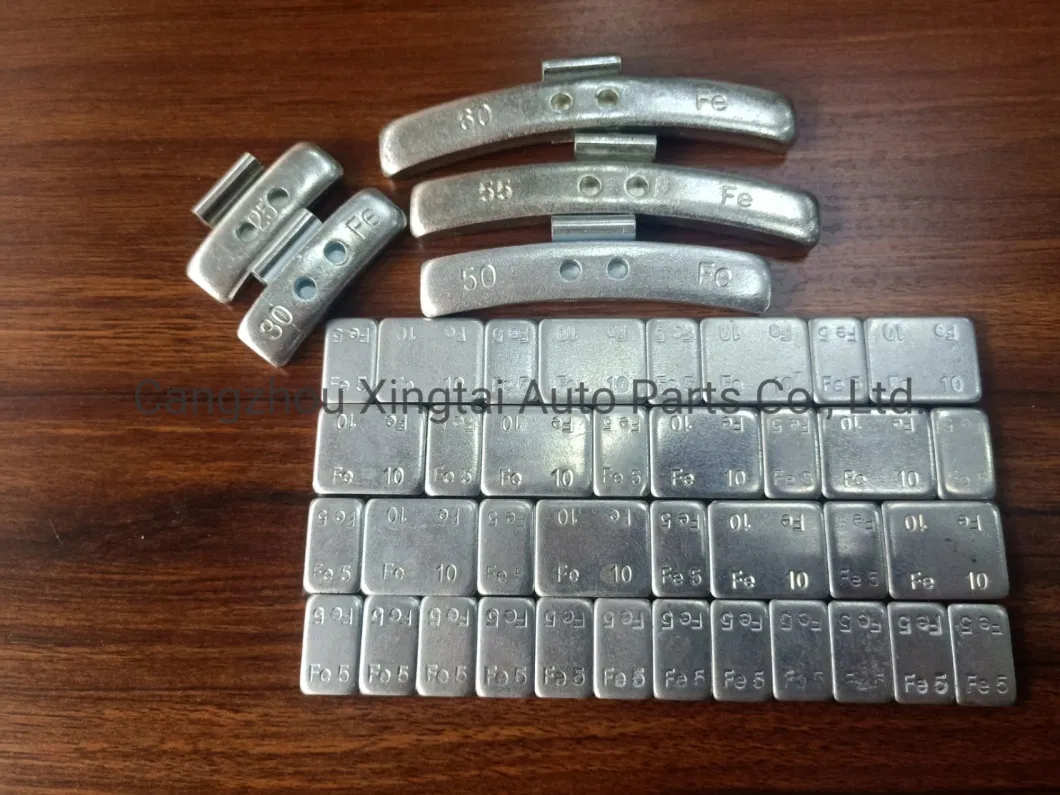Factory Plastic Coated Zinc Clip on Wheel Balancing Weights for Steel Rim