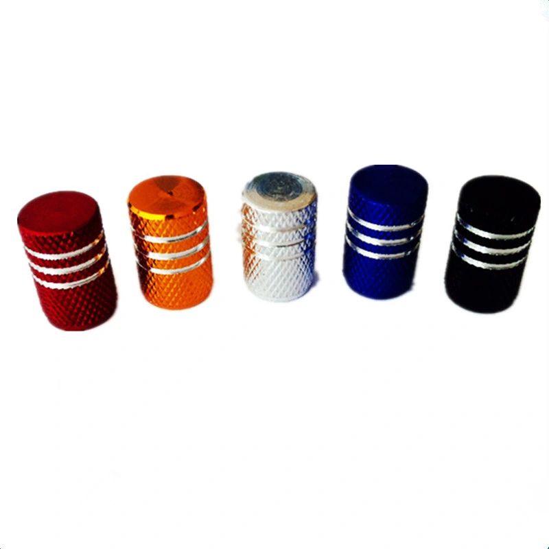 CNC Machining Parts Car Aluminium Color Tire Valve Cap