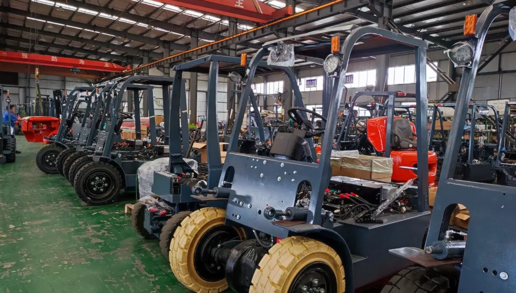 China Montacargas 2 Ton 2.5 Ton 3 Ton 3.5 Ton 4 Ton Diesel Forklift with Duplex/Triple 3 M 4m 4.5m 5m 6m Lifting Height