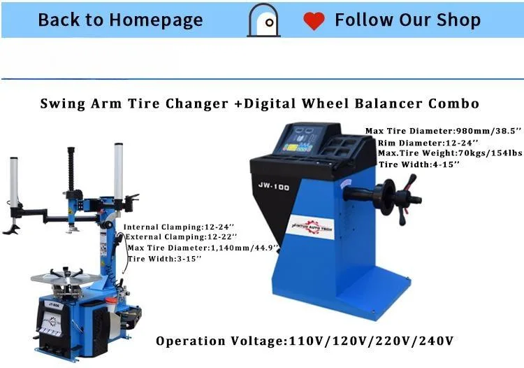 Tyre Changer and Wheel Balancing Machine