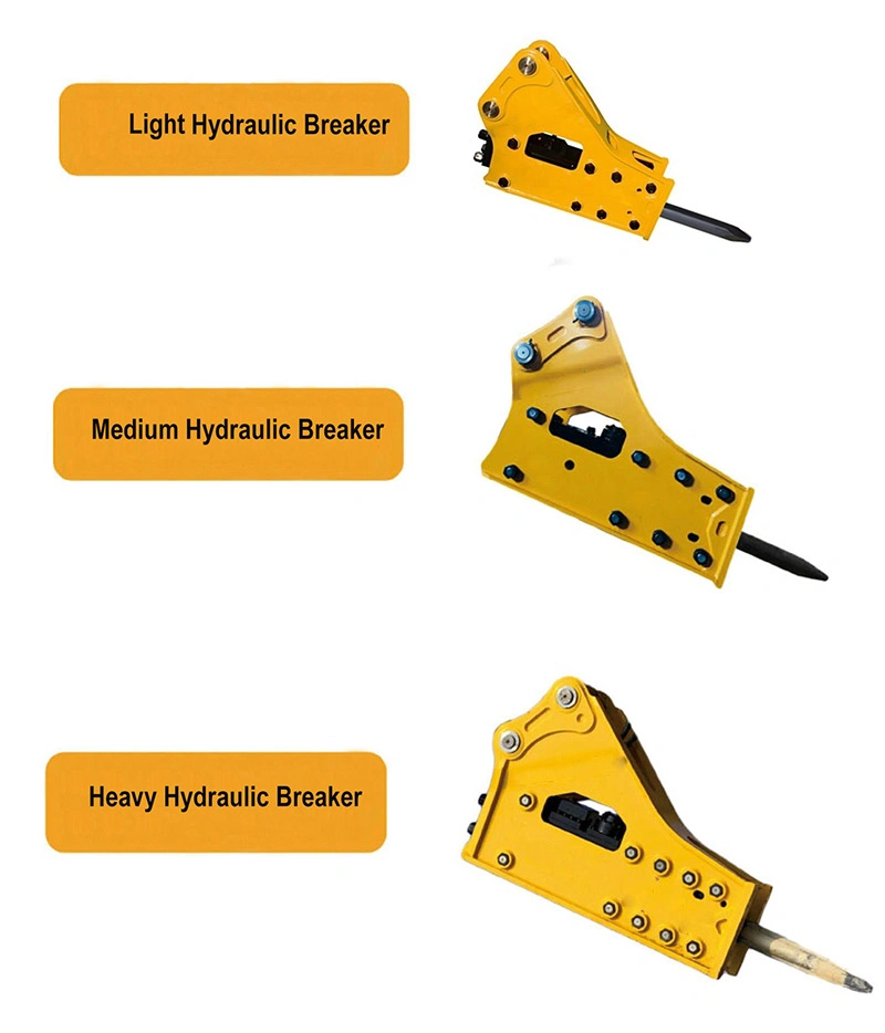 140mm 20ton Excavator Hydraulic Rock Breaker Hammer