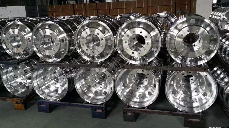 DOT /ISO/CE Light Weight Rim Forged Aluminum Wheel /Alloy Rims /Polished Wheels for Heavy Duty Trucks 22.5X8.25 22.5X7.5 22.5X9.00 22.5X11.75 22.5X13.00 22.5X14