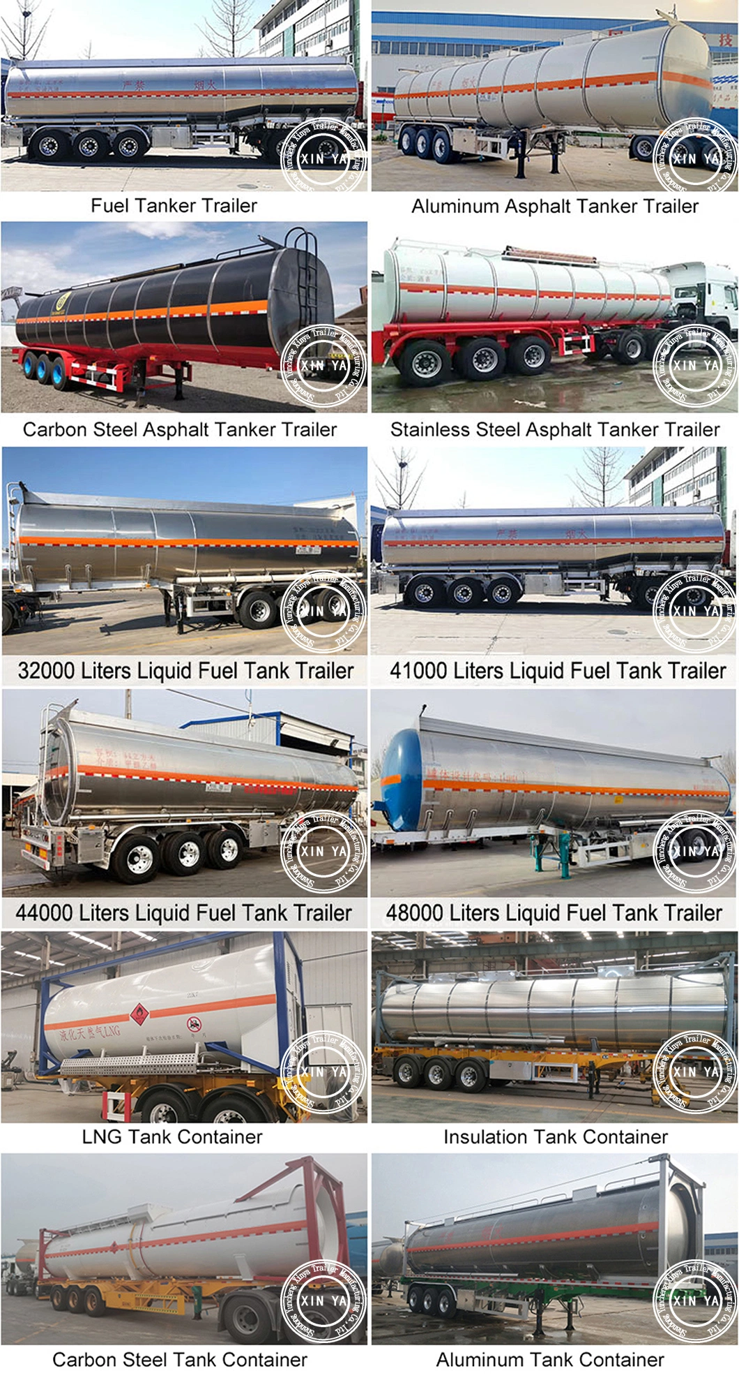 Stainless Steel Milk Edible Food Oil Tank Tanker Semi Trailer for Sale