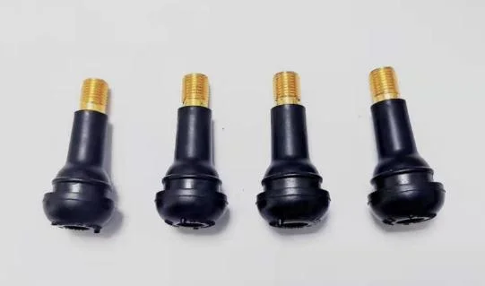 Aluminum Stem Snap-in Tubeless Rubber Tyre Valve Tr415