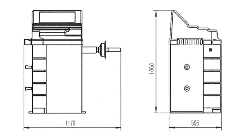 Tire Shop Machine Garage Equipment Semi-Automatic Wheel Balancing Machine