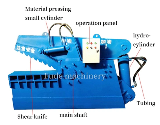 Scrap Bicycle Cutting Machine Fully Automatic Scrap Steel Cutting Machine