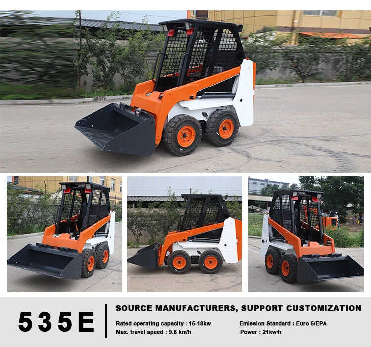 Sdjg Wheel Skid Steer Loader Kubota Engine Cheap Wholesale