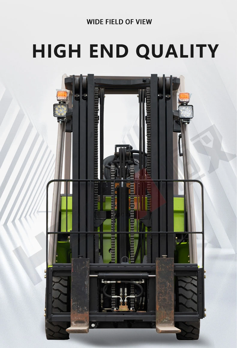 Height 3 M-6m 1500kg 1.5ton 4 Wheels Pure Electric Forklift Fork Lift Trucks