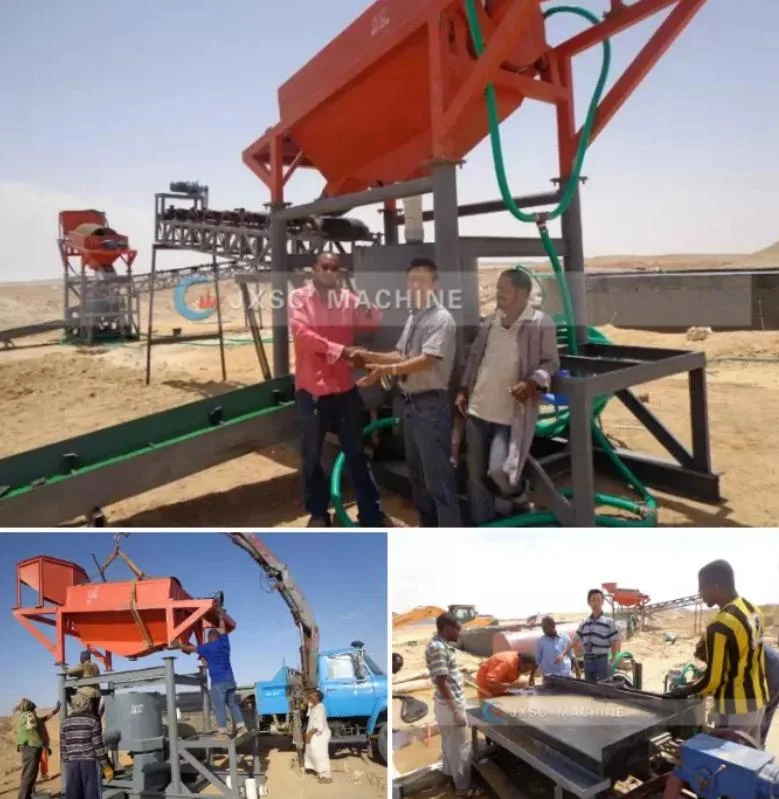 Without Sticky Clay Diamond Mining Machines Trommel Screen for Kaolin