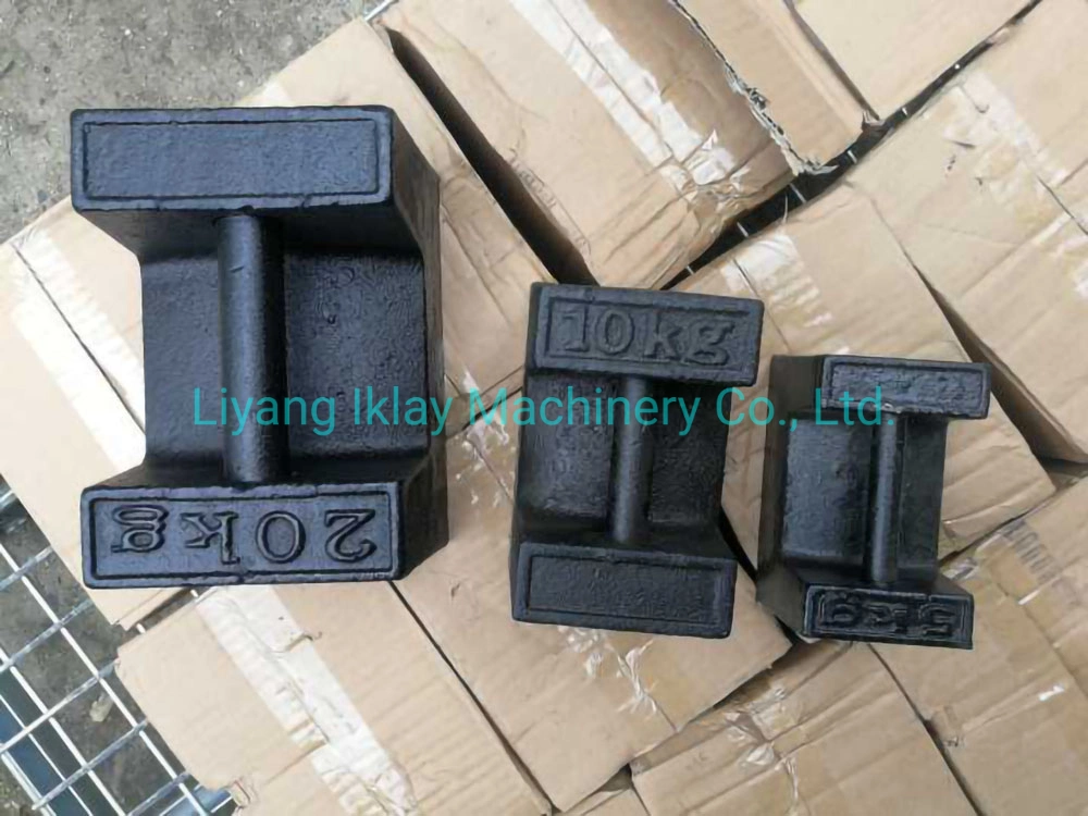 OIML Standard Cast Iron Test Weight 5kg 10kg 20kg Standard Weights Calibrated Weight