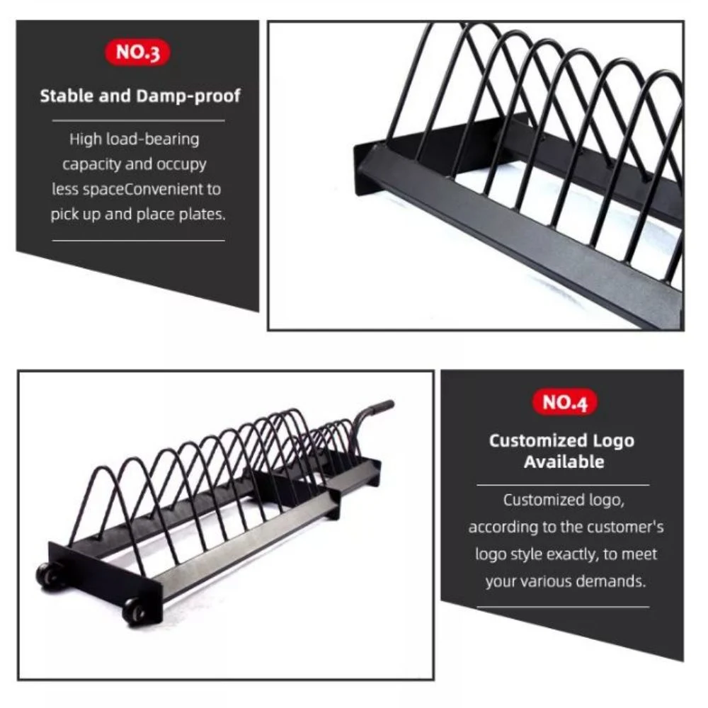 Weight Plate Rack Barbell Bumper Plate Stand