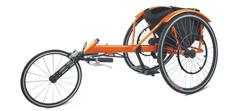 Aluminum Racing Handcycle Lightweight Wheelchair Handcycle Bike