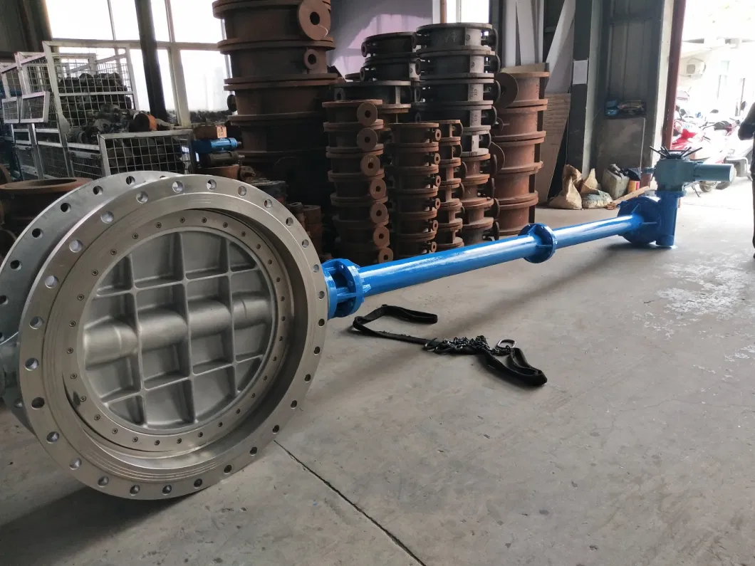 D373W-16p DN150 SS304 High Performance Butterfly Valve Extended Stem A217/A351 /Wcb/CF8 Pn16/150lb/300lb /JIS5K/JIS10K