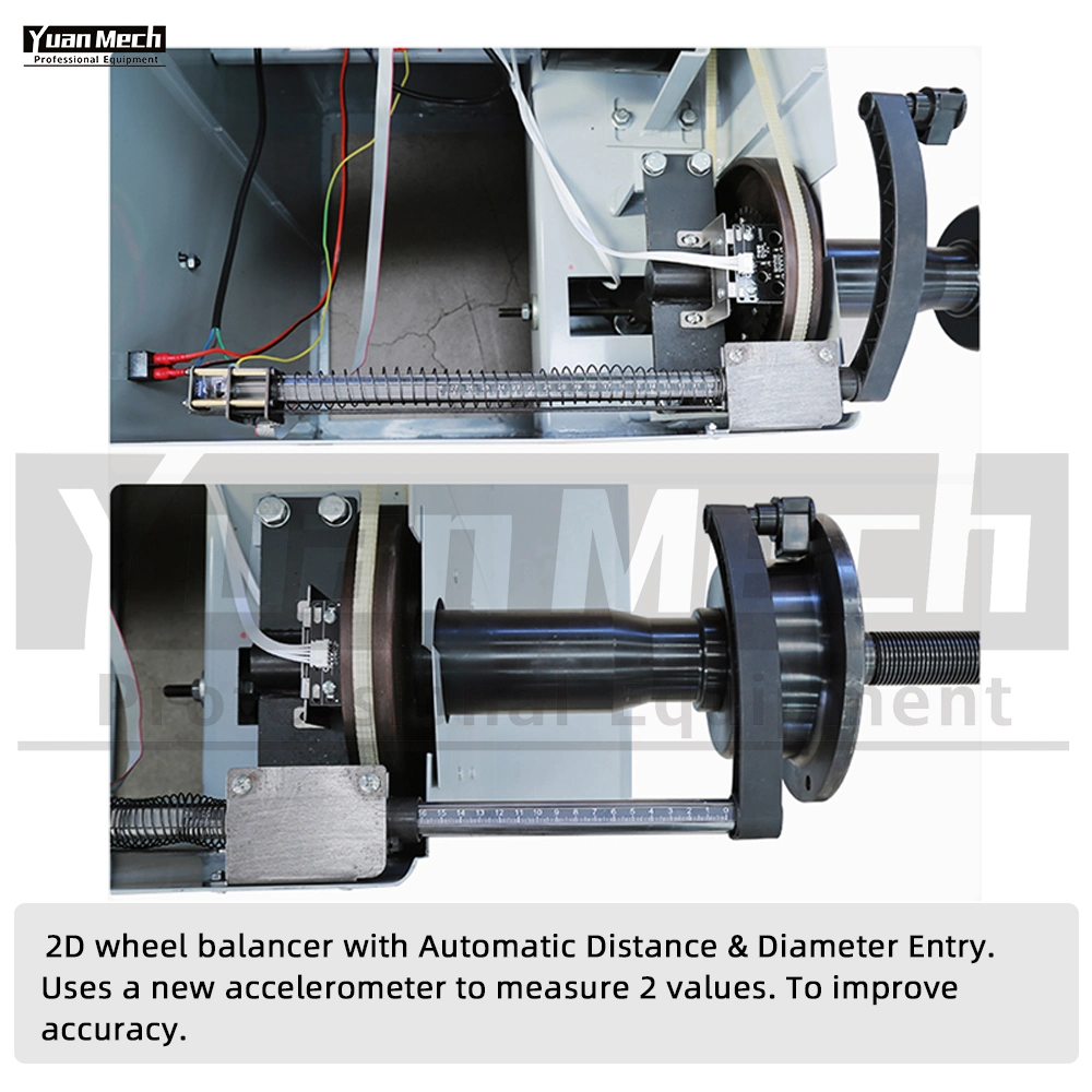 Car Tyre Wheel Balancer Machine Automatic Measurement Smart Balance Wheel Weights