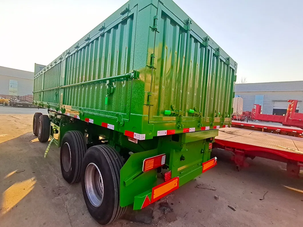 Agricultural Farm Trailer Track Tractor Camping Dump Wood Truck Car Tipper ATV Aluminum Agriculture Two Wheels Axle 10 Tons Machines Trailer