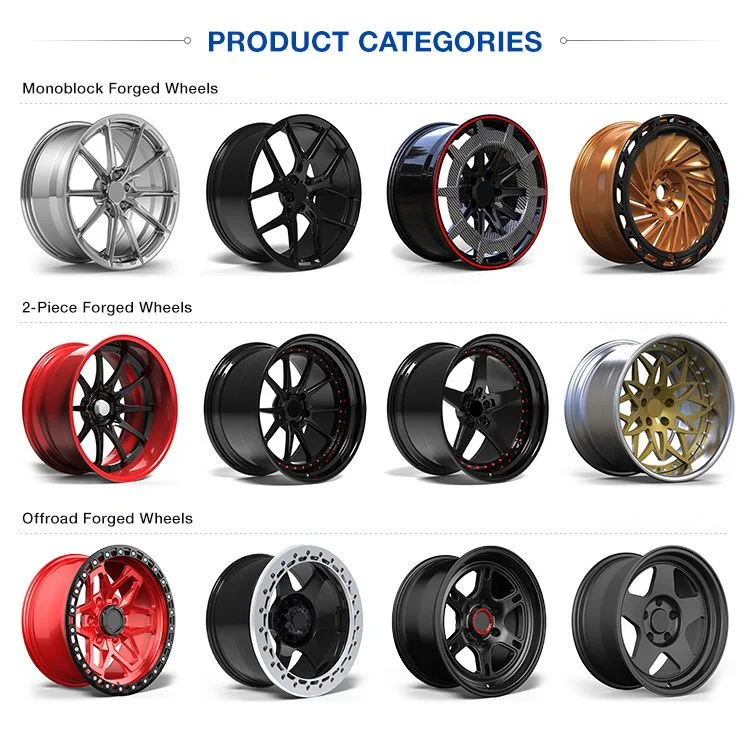 Hot Design 16-18 Inch Car Alloy Rims Sport Wheels 5X100-114.3 Light Weight Aluminum