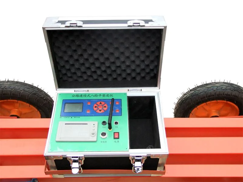 B002 Continuous Eight Wheels Viameter Profilometer for Road Surface Flatness Testing