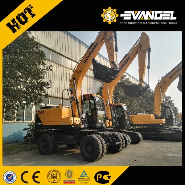 Hyundai 15 Ton 0.71 M3 Bucket Hydraulic Wheel Excavator (R150WVS)