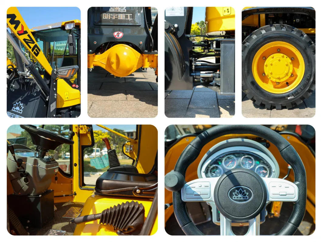 China Manufacturer Compact/Articulated/Multifunctional with 4WD CE/TUV Yanmar/Kubota/ Euro 5 Engine Wheel Loader for Sales/Hire/Garden/Farm/Small/Mini