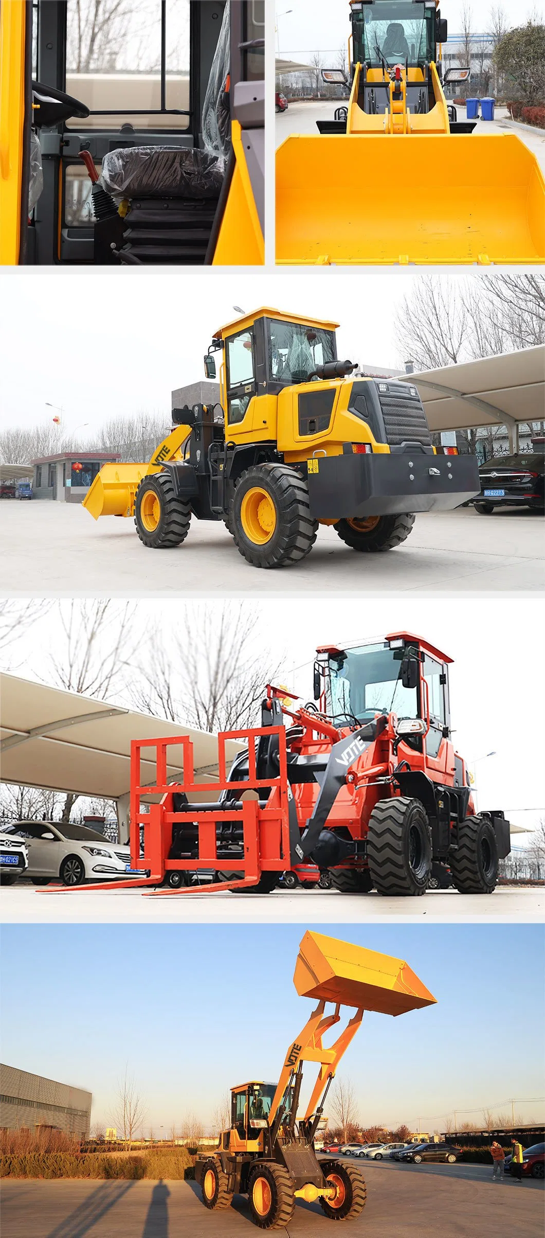 China Supplier Compact/Articulated/Multifunctional with CE/Euro 5 Engine Bucket/Fork/Attachments/Cab/Rops/Roll Bar 816 Mini Loader for Sales/Garden