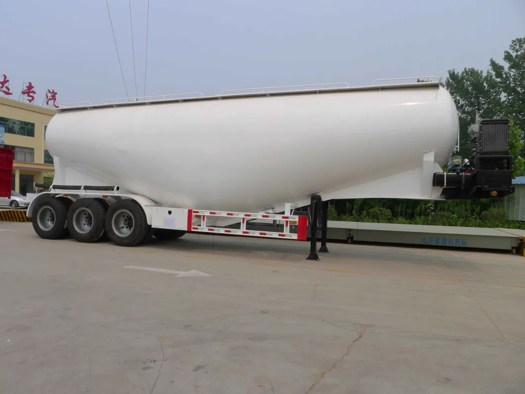 Tri Axle 50cbm Cement Tank Truck Trailer