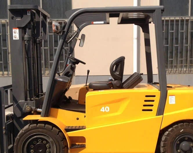 China Gp 3.5t 4-Wheel Electric Forklift Truck Balance Weight Battery Forklift with Ce/ISO Lifting Height 3500mm